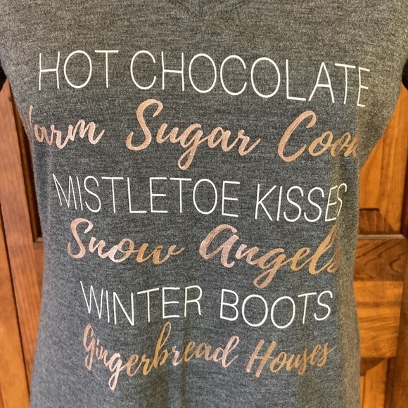 Apt 9 Graphic Short Sleeved Grey Tee XS - Picture 4 of 8